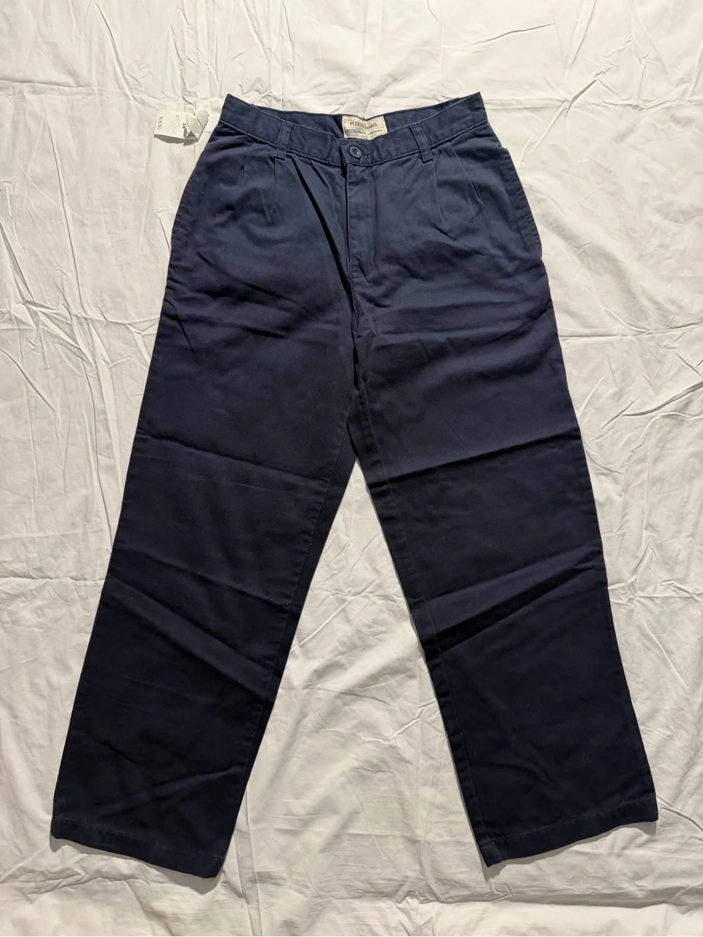 Old Navy Boys Pleated Khakis Vintage Y2K Navy Size 16